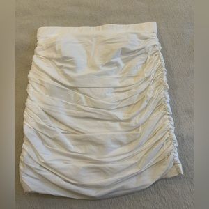 Never worn Babaton White Skirt size 8